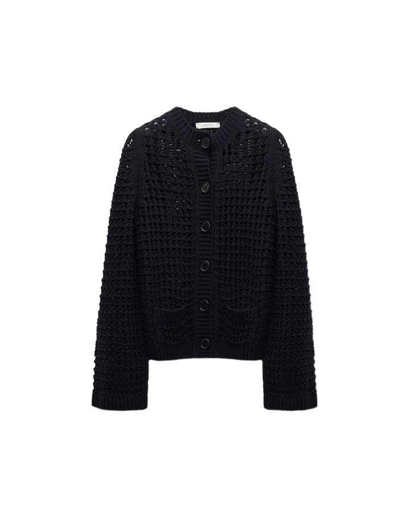 Dorothee Schumacher Sporty Crochet Cardigan