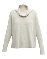 Eileen Fisher Cowl Neck Chenille Pullover
