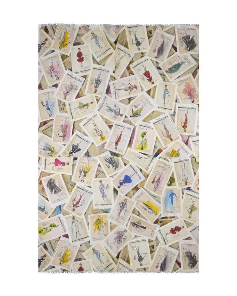 Faliero Sarti Sketches Scarf