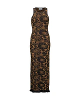 Ganni 3D Jacquard Long Dress