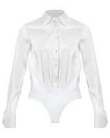 Hugo Boss Blaise Friday Body Suit Shirt White