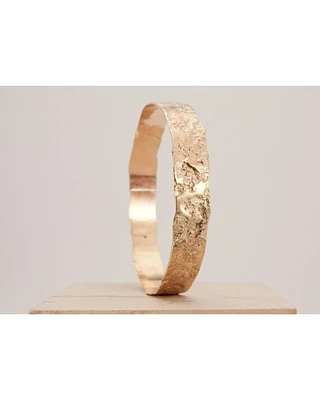 Karyn Chopik Bronze Textured Antiquity Bracelet