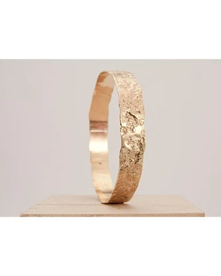 Karyn Chopik Bronze Textured Antiquity Bracelet