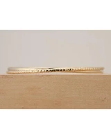 Karyn Chopik Grecian Twist Bronze Bangle