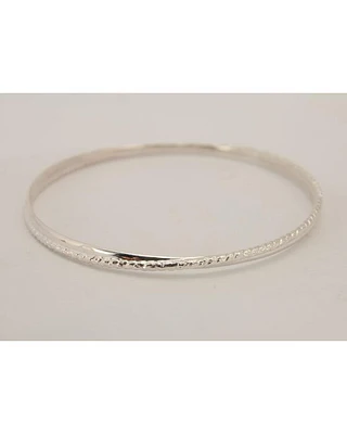 Karyn Chopik Silver Grecian Twist Bangle