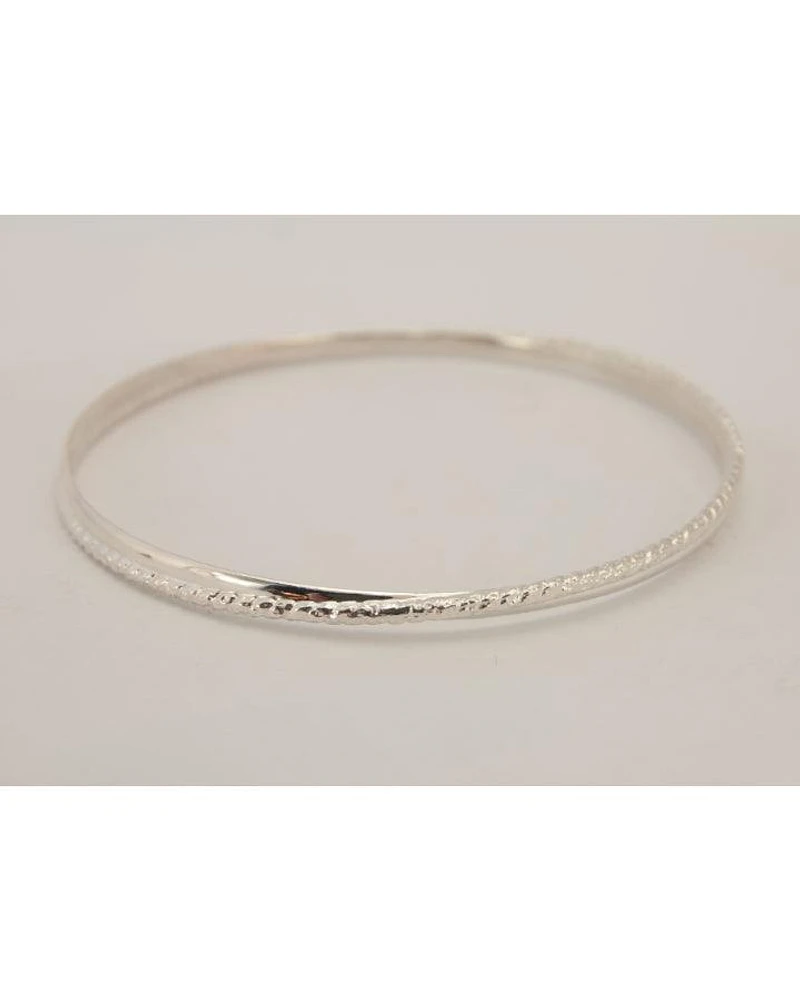 Karyn Chopik Silver Grecian Twist Bangle