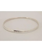Karyn Chopik Silver Grecian Twist Bangle