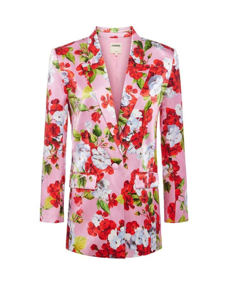 L'Agence Gwyneth Floral Boyfriend Blazer