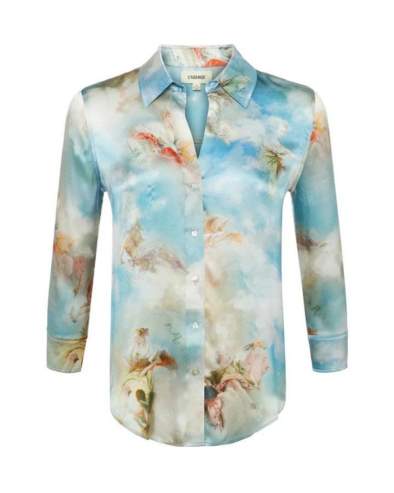 L'Agence Dani 3/4 Sleeve Renaissance Blouse
