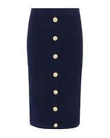 L'Agence Melania Pointelle Knit Skirt