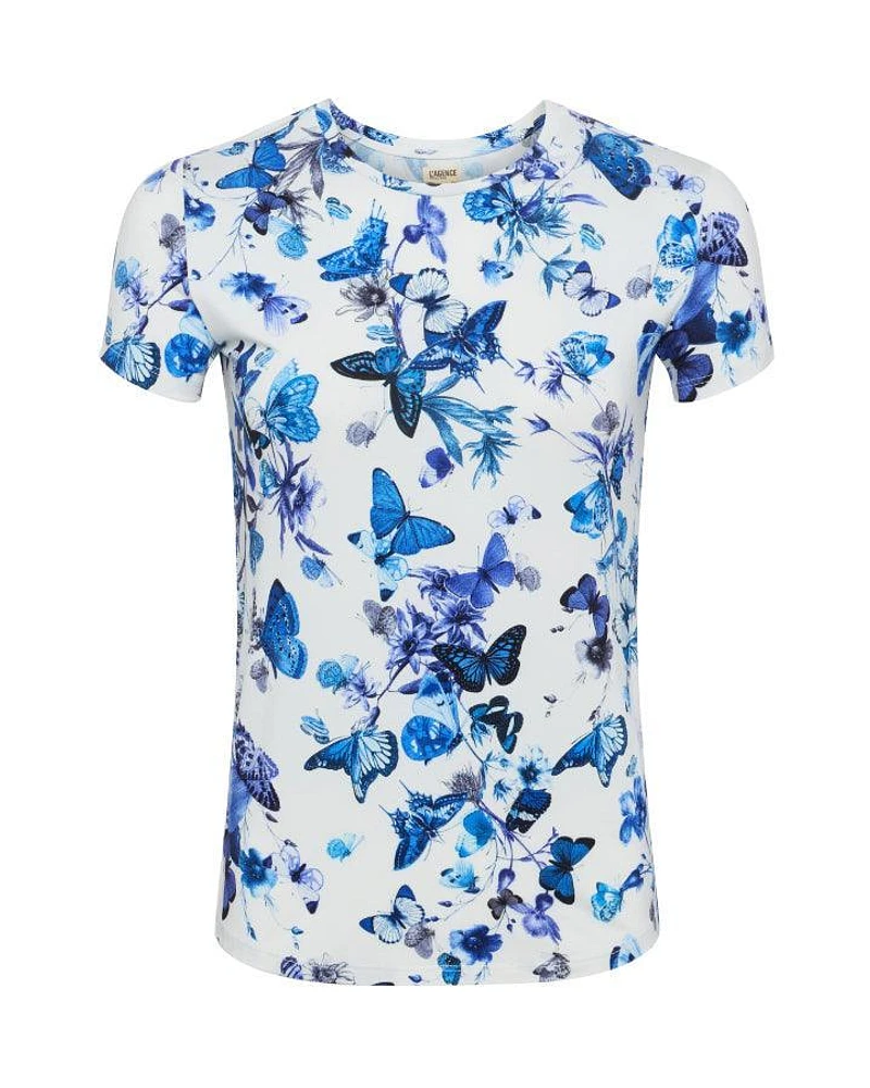 L'Agence Ressi Butterflies Tee
