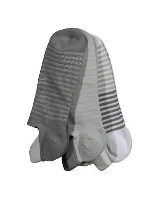 Lemon Stripe Low Cut Heel Tab 3 PK Socks