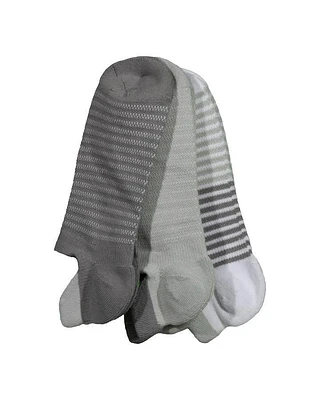 Lemon Stripe Low Cut Heel Tab 3 PK Socks