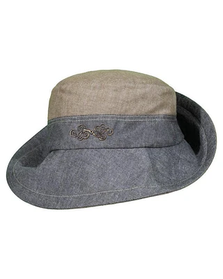 Lillie and Cohoe Chambray Felice Hat
