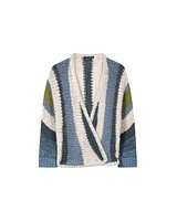Luisa Cerano Fancy Stripe Cardigan