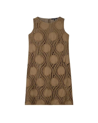 Luisa Cerano Sleeveless Crochet Dress