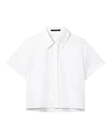 Luisa Cerano Short Shirt Blouse With Pockets