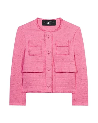 Luisa Cerano Tweed Look Jacket