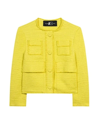 Luisa Cerano Tweed Look Jacket