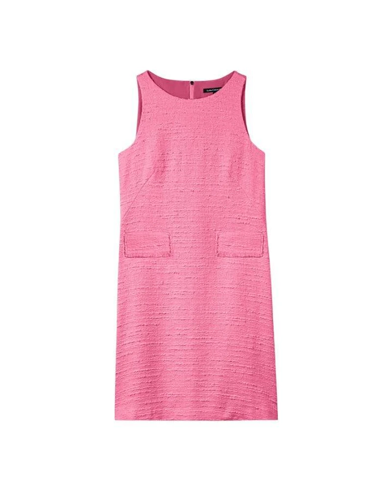 Luisa Cerano Tweed Look Shift Dress