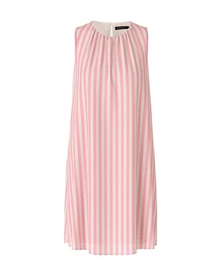 Marc Cain A-Line Vertical Stripe Dress