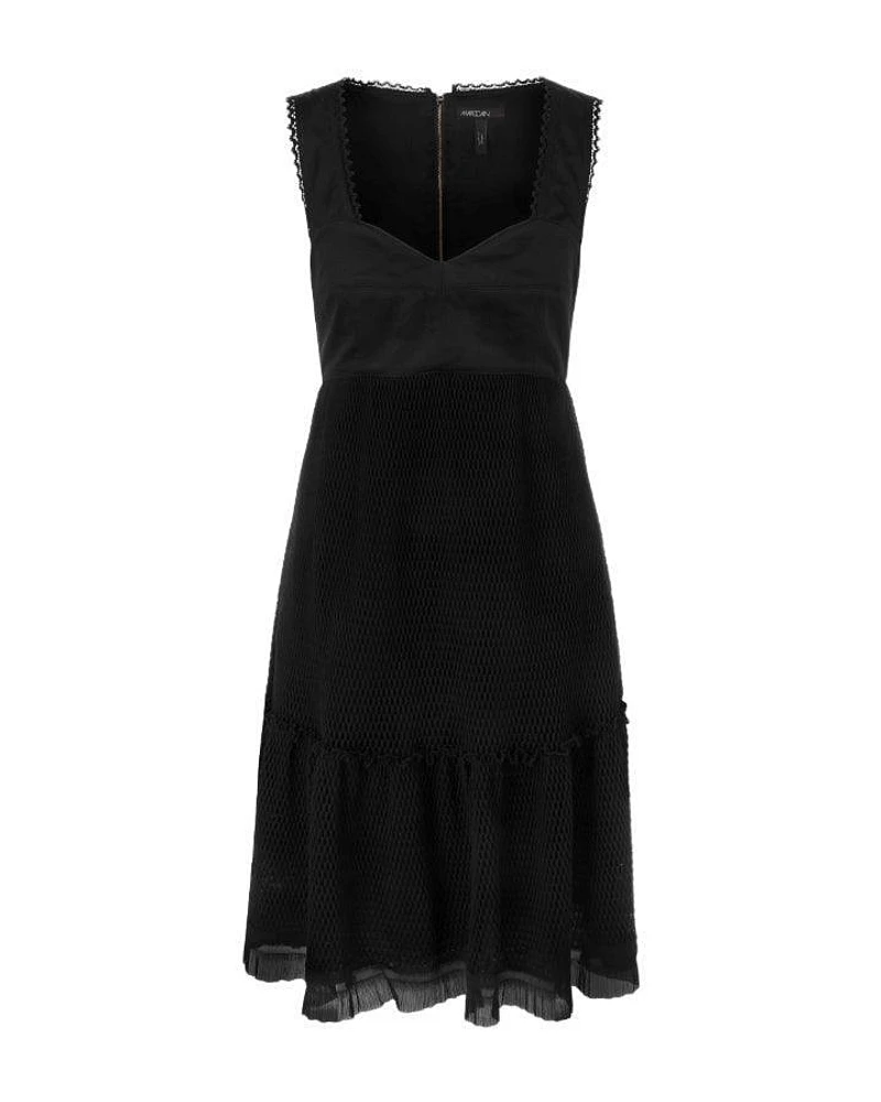 Marc Cain Bustier Dress With Mesh Skirt