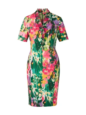 Marc Cain Eyecathing Floral Print Dress
