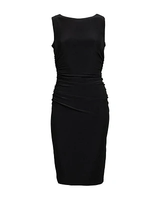 Norma Kamali Sleeveless Shirred Waist Dress