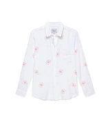 Rails Charli Hibiscus Embroidered Shirt