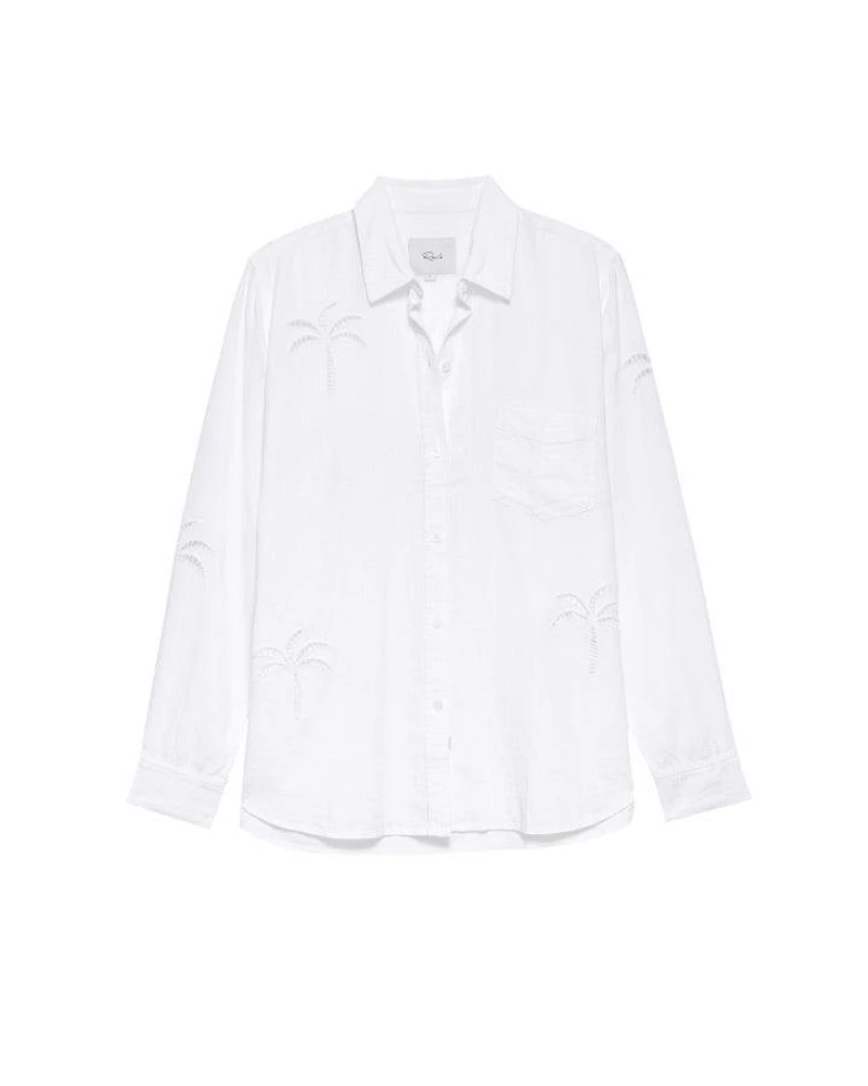 Rails Charli Palm Tree Eyelet Shirt