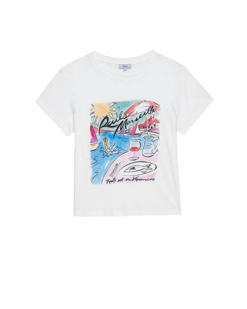 Rails Marseilles Print Cotton Tee
