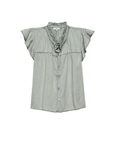Rails Ruthie Sage Denim Top