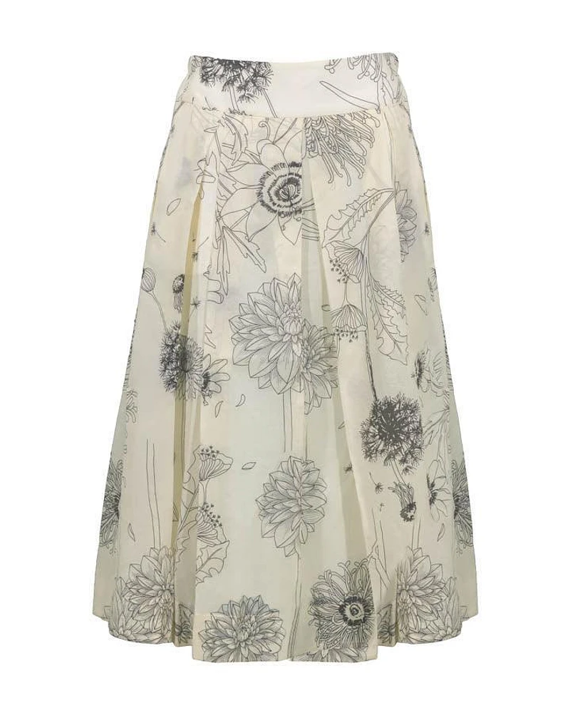 Tonet Print Pleat Skirt