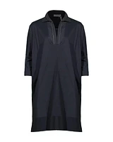 Tonet Wing Sleeve Shirt Dress
