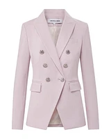 Veronica Beard Miller Dickey Jacket Barley Orchid