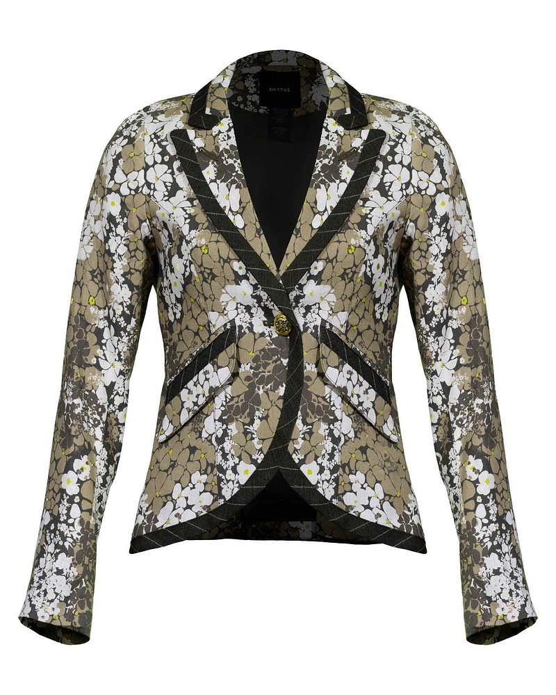 Taped One Button Blazer