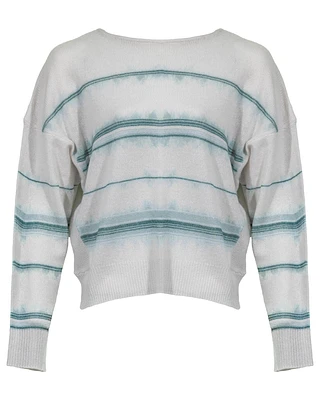 Azalea Cashmere Stripe Pullover