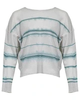 Azalea Cashmere Stripe Pullover