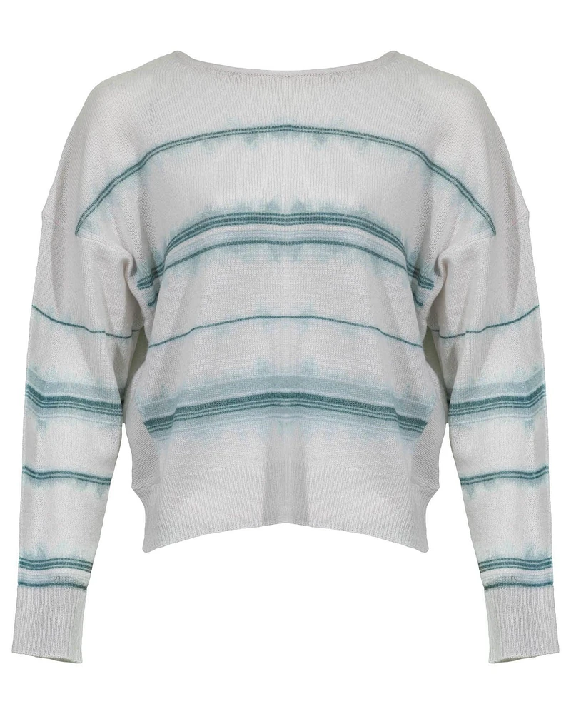 Azalea Cashmere Stripe Pullover