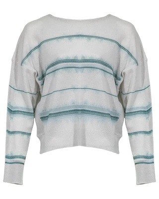 Azalea Cashmere Stripe Pullover