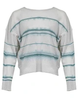 Azalea Cashmere Stripe Pullover