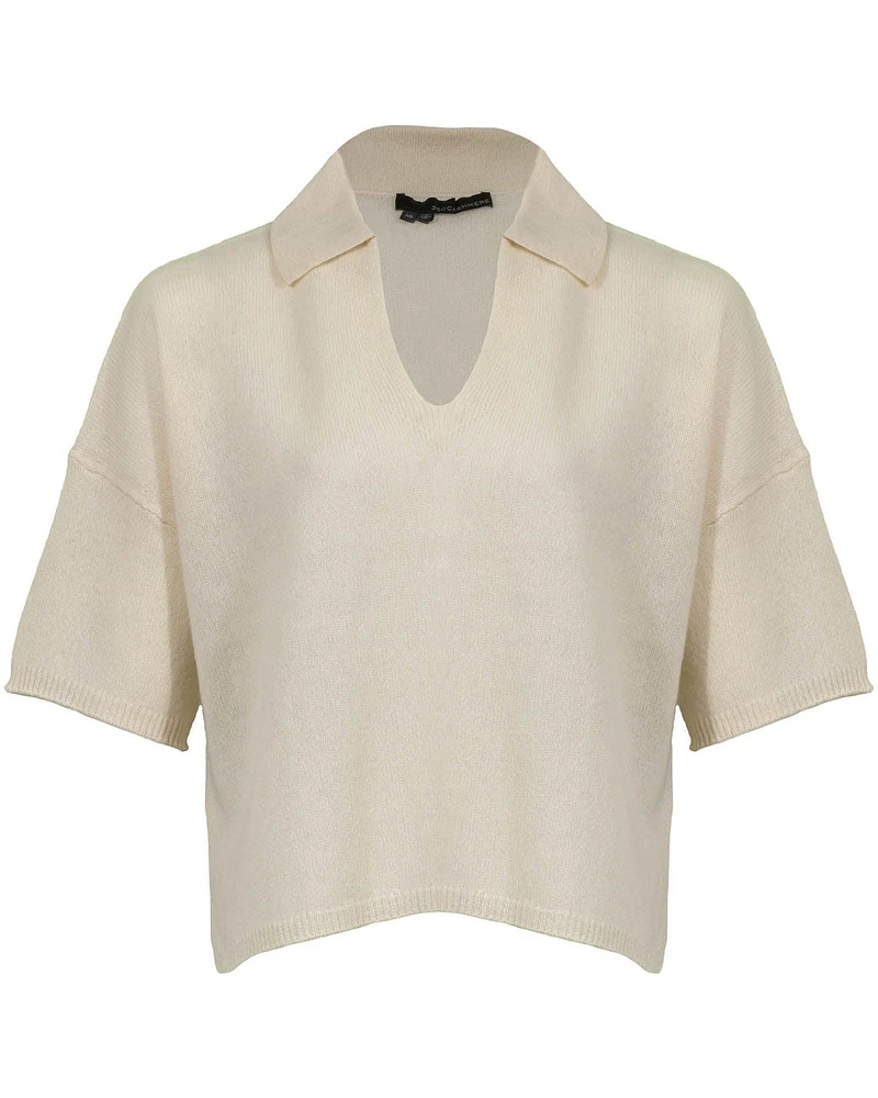 Kathleen Crop Cashmere Pullover
