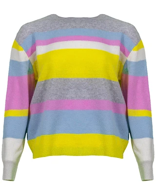 Lucille Cashmere Stripe Pullover
