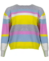 Lucille Cashmere Stripe Pullover