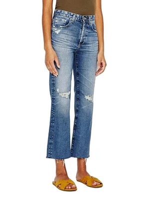 AG Jeans Kinsley High Rise Crop Flared