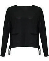 Ario Wide Neck Knit Sweater