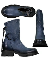 AS98 Blue Ankle Boot