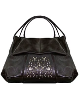 Leather Stud Detail Handbag