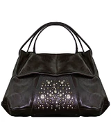 Leather Stud Detail Handbag