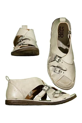 AS98 Peeptoe Leather Sandal